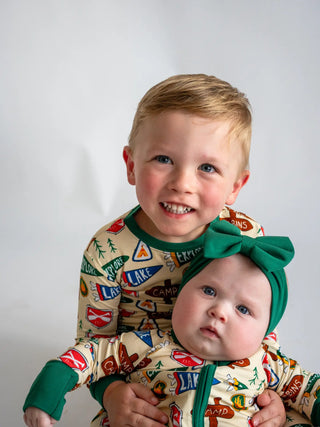 Joan's - Camping Zippy Bamboo Pajamas
