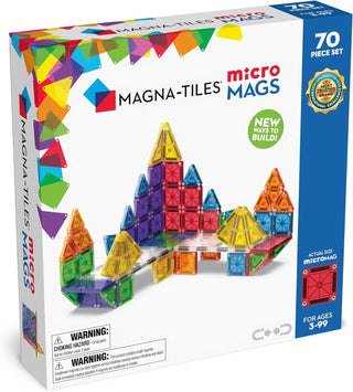 Magna-Tiles - Magna-Tiles MicroMAGS 70-Piece Deluxe Set