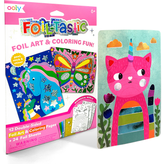 OOLY - Foil-tastic Foil Art Kit: Whimsical World