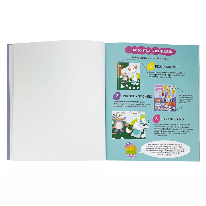Cottage Door Press - Easter: My Very First Sticker by Number activity book