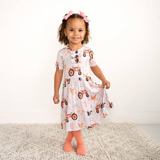 Gigi and Max - Millie Moo TUTU DRESS Bamboo Farm Kids Clothing