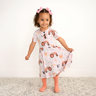 Gigi and Max - Millie Moo TUTU DRESS Bamboo Farm Kids Clothing