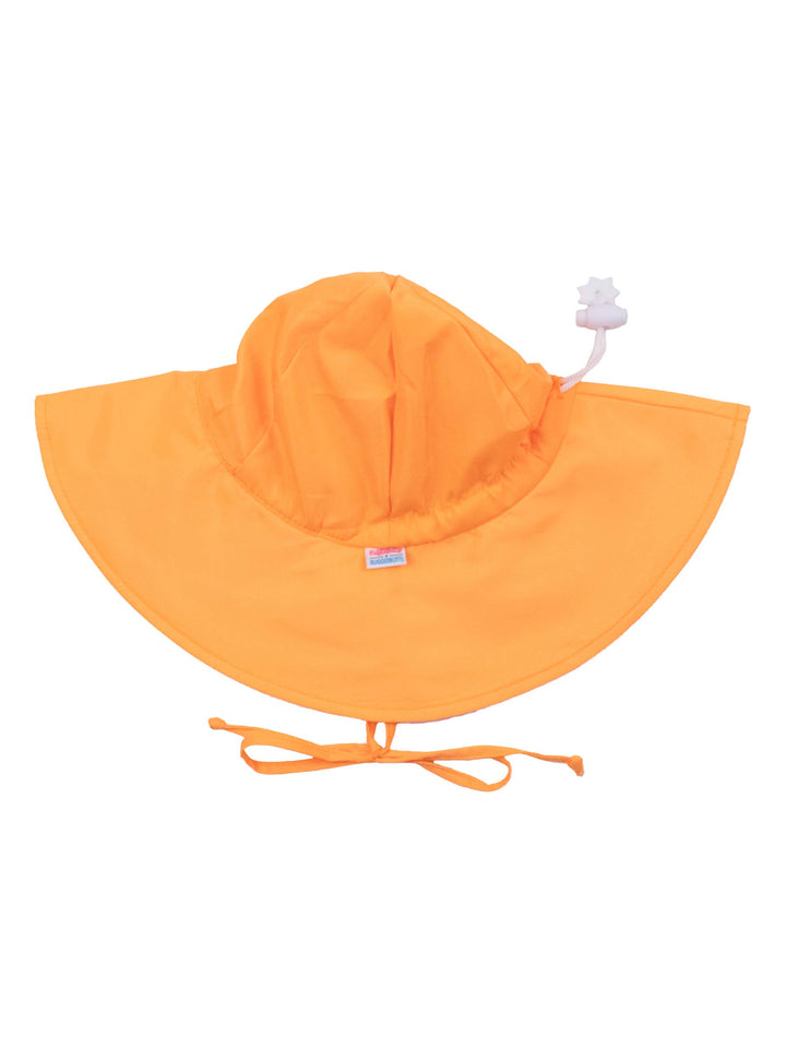 RuffleButts + RuggedButts - Kids Neon Orange Sun Protective Hat