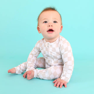 Gigi and Max - Oakley Zip Bamboo Baby Pajama Sleepies Little Baby