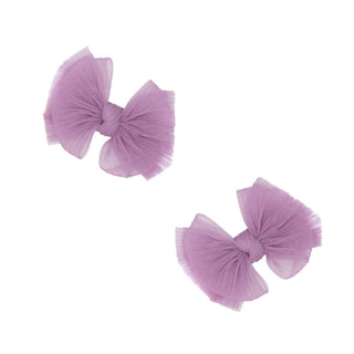 Baby Bling Bows - Baby Bling Bows - Baby Bling® 2 - Pack Tulle Baby FAB® hair bow clips - Classy Rascals Boutique