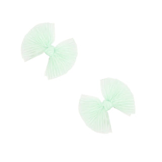 Baby Bling Bows - Baby Bling Bows - Baby Bling® 2 - Pack Tulle Baby FAB® hair bow clips - Classy Rascals Boutique
