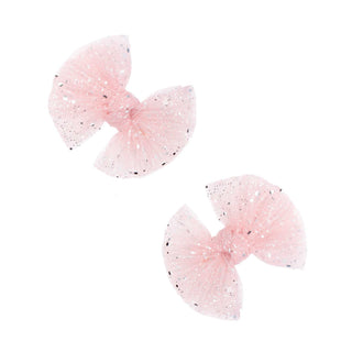 Baby Bling Bows - Baby Bling Bows - Baby Bling® 2 - Pack Tulle Baby FAB® hair bow clips - Classy Rascals Boutique