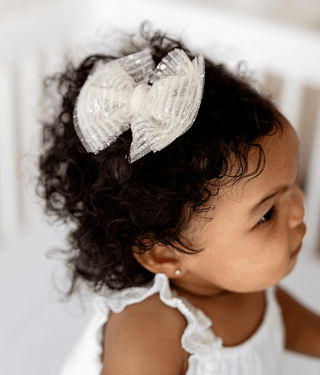 Baby Bling Bows - Baby Bling Bows - Baby Bling® 2 - Pack Tulle Baby FAB® hair bow clips - Classy Rascals Boutique