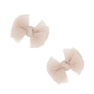 Baby Bling Bows - Baby Bling Bows - Baby Bling® 2 - Pack Tulle Baby FAB® hair bow clips - Classy Rascals Boutique