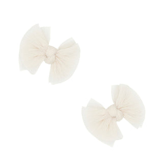 Baby Bling Bows - Baby Bling Bows - Baby Bling® 2 - Pack Tulle Baby FAB® hair bow clips - Classy Rascals Boutique