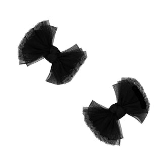 Baby Bling Bows - Baby Bling Bows - Baby Bling® 2 - Pack Tulle Baby FAB® hair bow clips - Classy Rascals Boutique