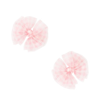 Baby Bling Bows - Baby Bling Bows - Baby Bling® 2 - Pack Tulle Baby FAB® hair bow clips - Classy Rascals Boutique