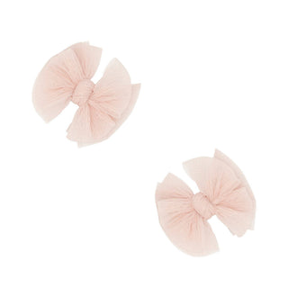 Baby Bling Bows - Baby Bling Bows - Baby Bling® 2 - Pack Tulle Baby FAB® hair bow clips - Classy Rascals Boutique