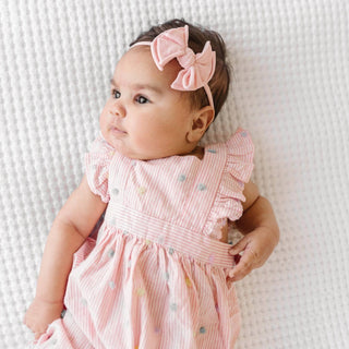 Baby Bling Bows - Baby Bling Bows - Baby Bling® Baby FAB® Skinny soft nylon bow headband - Classy Rascals Boutique