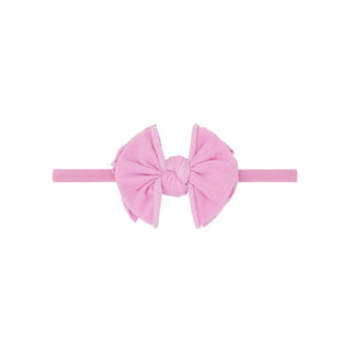 Baby Bling Bows - Baby Bling Bows - Baby Bling® Baby FAB® Skinny soft nylon bow headband - Classy Rascals Boutique