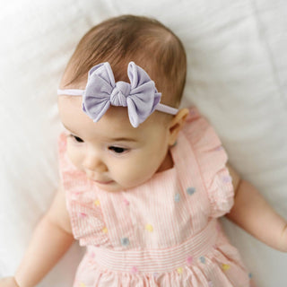 Baby Bling Bows - Baby Bling Bows - Baby Bling® Baby FAB® Skinny soft nylon bow headband - Classy Rascals Boutique