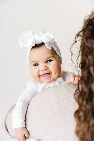 Baby Bling Bows - Baby Bling Bows - Baby Bling® FAB - BOW - LOUS® soft nylon bow headband - Classy Rascals Boutique