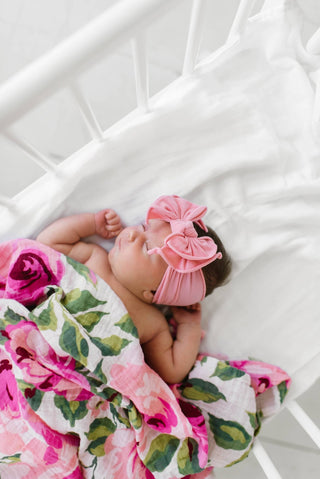Baby Bling Bows - Baby Bling Bows - Baby Bling® FAB - BOW - LOUS® soft nylon bow headband - Classy Rascals Boutique