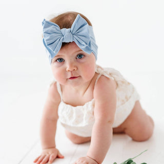 Baby Bling Bows - Baby Bling Bows - Baby Bling® FAB - BOW - LOUS® soft nylon bow headband - Classy Rascals Boutique
