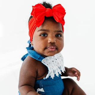 Baby Bling Bows - Baby Bling Bows - Baby Bling® FAB - BOW - LOUS® soft nylon bow headband - Classy Rascals Boutique