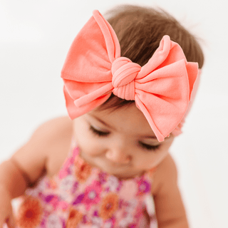 Baby Bling Bows - Baby Bling Bows - Baby Bling® FAB - BOW - LOUS® soft nylon bow headband - Classy Rascals Boutique
