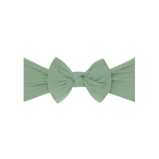 Baby Bling Bows - Baby Bling Bows - Baby Bling® Itty Bitty Knot small soft nylon bow headband - Classy Rascals Boutique