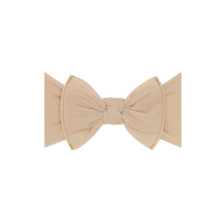 Baby Bling Bows - Baby Bling Bows - Baby Bling® Itty Bitty Knot small soft nylon bow headband - Classy Rascals Boutique