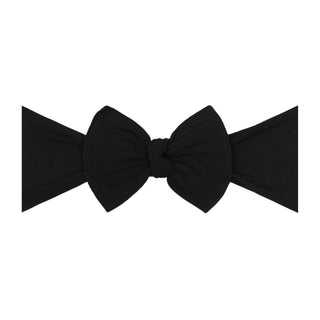 Baby Bling Bows - Baby Bling Bows - Baby Bling® Itty Bitty Knot small soft nylon bow headband - Classy Rascals Boutique