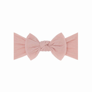 Baby Bling Bows - Baby Bling Bows - Baby Bling® Itty Bitty Knot small soft nylon bow headband - Classy Rascals Boutique