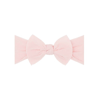Baby Bling Bows - Baby Bling Bows - Baby Bling® Itty Bitty Knot small soft nylon bow headband - Classy Rascals Boutique