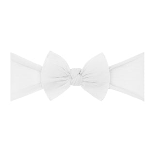 Baby Bling Bows - Baby Bling Bows - Baby Bling® Itty Bitty Knot small soft nylon bow headband - Classy Rascals Boutique