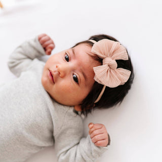 Baby Bling Bows - Baby Bling Bows - Baby Bling® Tulle Baby FAB® Skinny soft tulle bow headband - Classy Rascals Boutique