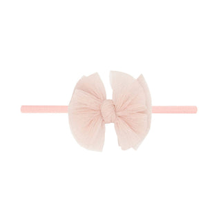 Baby Bling Bows - Baby Bling Bows - Baby Bling® Tulle Baby FAB® Skinny soft tulle bow headband - Classy Rascals Boutique