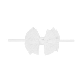 Baby Bling Bows - Baby Bling Bows - Baby Bling® Tulle Baby FAB® Skinny soft tulle bow headband - Classy Rascals Boutique