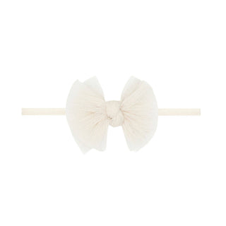Baby Bling Bows - Baby Bling Bows - Baby Bling® Tulle Baby FAB® Skinny soft tulle bow headband - Classy Rascals Boutique