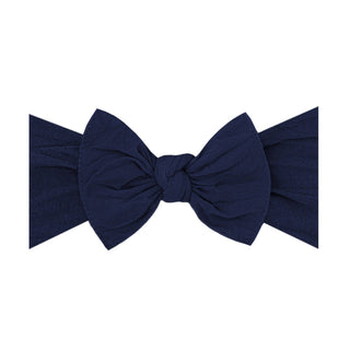 Baby Bling Bows - Baby Bling Bows - THE KNOT Soft nylon headband: navy - Classy Rascals Boutique