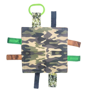 Baby Jack and Company - Baby Jack and Company - Army Camouflage Military Crinkle Tag Square Lovey - Classy Rascals Boutique