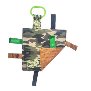 Baby Jack and Company - Baby Jack and Company - Army Camouflage Military Crinkle Tag Square Lovey - Classy Rascals Boutique