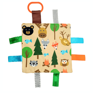 Baby Jack and Company - Baby Jack and Company - Forest Fox Bear Woodland Baby JackLearning Lovey 8x8 Sensory - Classy Rascals Boutique