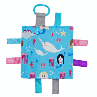 Baby Jack and Company - Baby Jack and Company - Mermaid Narwhals Seahorse Learning Lovey Collection - Classy Rascals Boutique