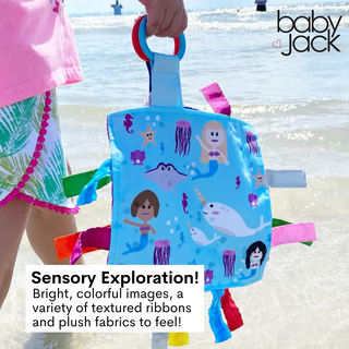 Baby Jack and Company - Baby Jack and Company - Mermaid Narwhals Seahorse Learning Lovey Collection - Classy Rascals Boutique