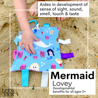 Baby Jack and Company - Baby Jack and Company - Mermaid Narwhals Seahorse Learning Lovey Collection - Classy Rascals Boutique