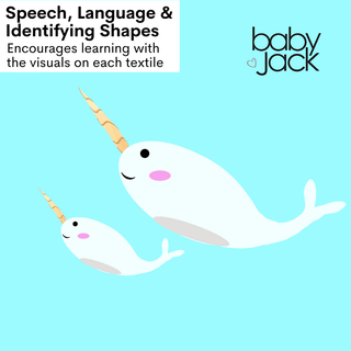 Baby Jack and Company - Baby Jack and Company - Mermaid Narwhals Seahorse Learning Lovey Collection - Classy Rascals Boutique