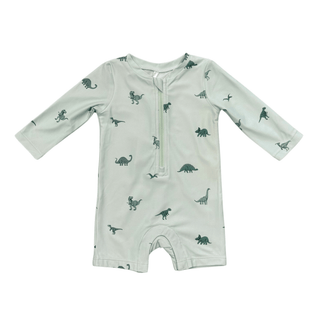 Baby Sprouts - Baby Sprouts Baby One - Piece Rash Guard Swimsuit Dinosaurs - Classy Rascals Boutique