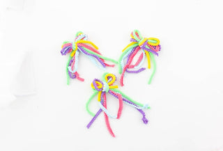 Cheeky Plum - Textured Hair Bow - Vivid Vibes
