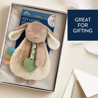 Itzy Ritzy - Taupe Bunny Itzy Friends Lovey™ Plush
