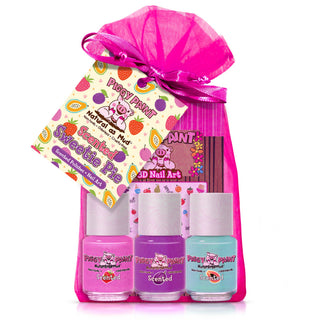 Piggy Paint Scented Sweetie Pie Gift Set | Non-Toxic Kids Nail Polish
