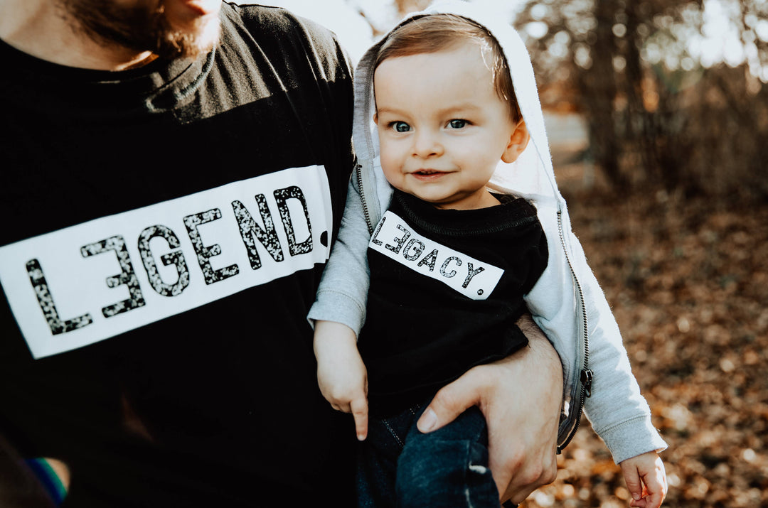 to: little arrows - Father's Day - Daddy and Me Shirt, Legend and Legacy Shirts