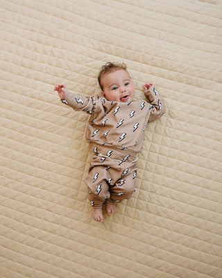 Lucky Panda Kids - Jogger Set | Electric Beige