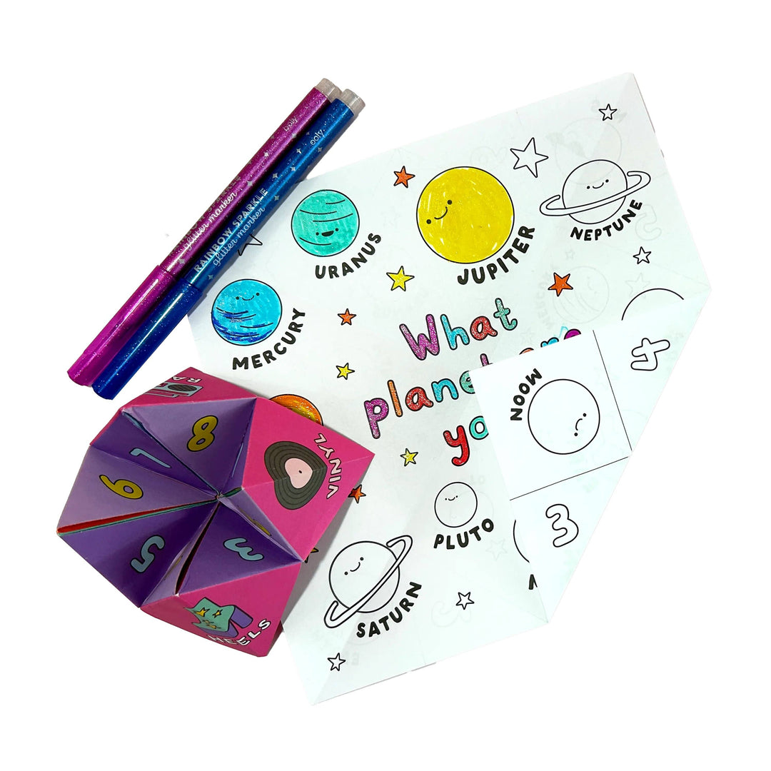 OOLY - D.I.Y. Fortune Tellers Activity Kit - Set of 24 Designs